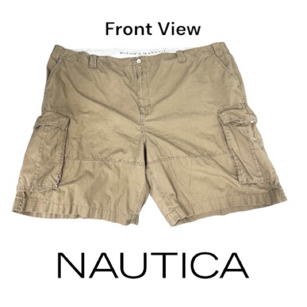 Nautica Men's Khaki Cargo Shorts